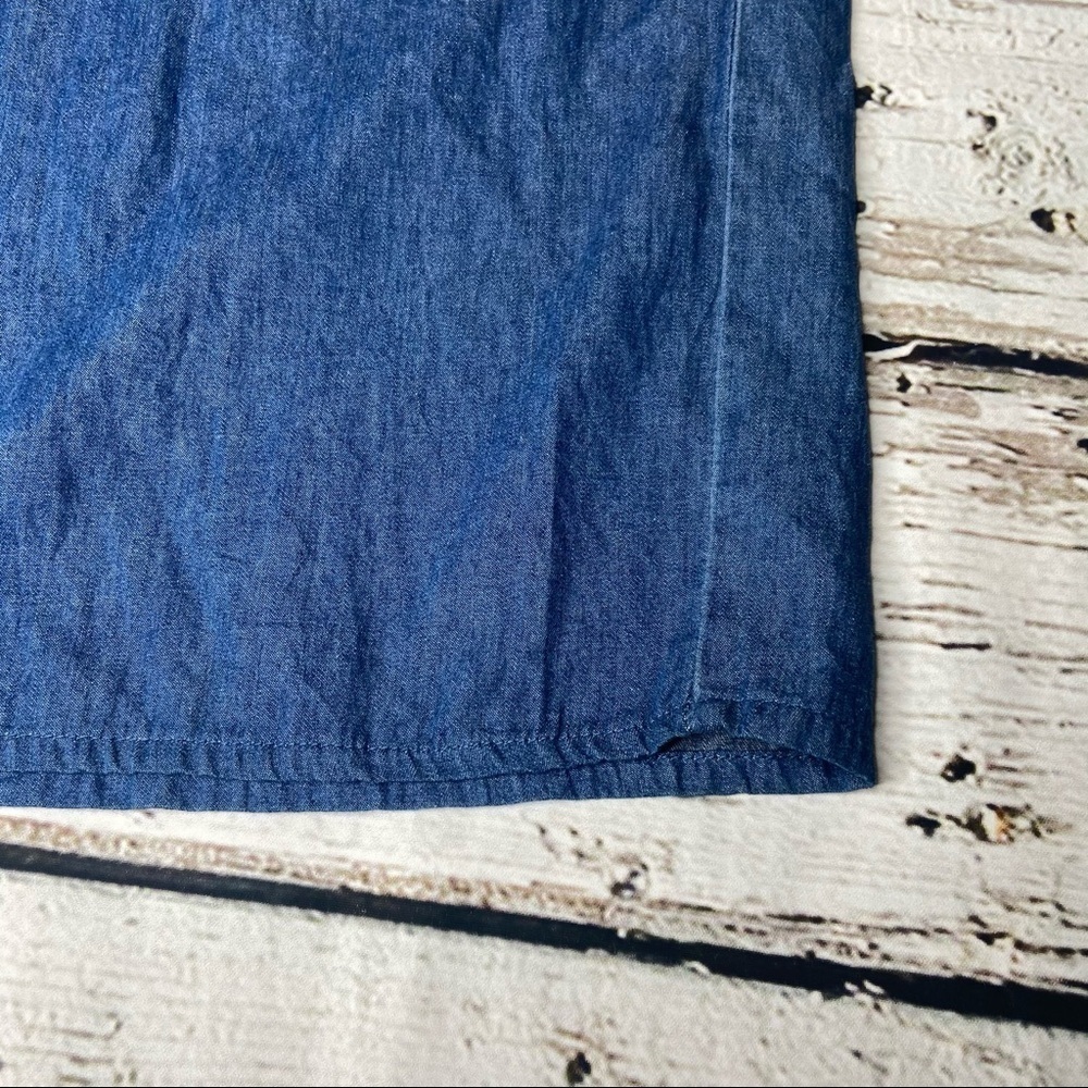 NWT RD Style Wide Leg Chambray Pants Size XS - Picture 7 of 10
